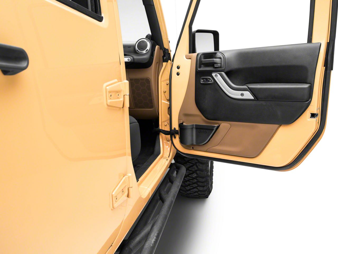 Jeep Licensed by RedRock Jeep Wrangler Door Panel Storage