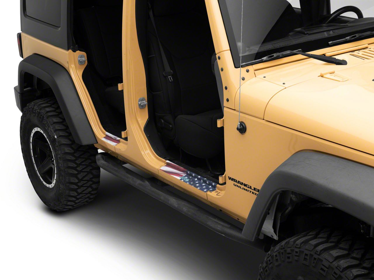 Jeep Licensed by RedRock Jeep Wrangler Door Sill Body Shield
