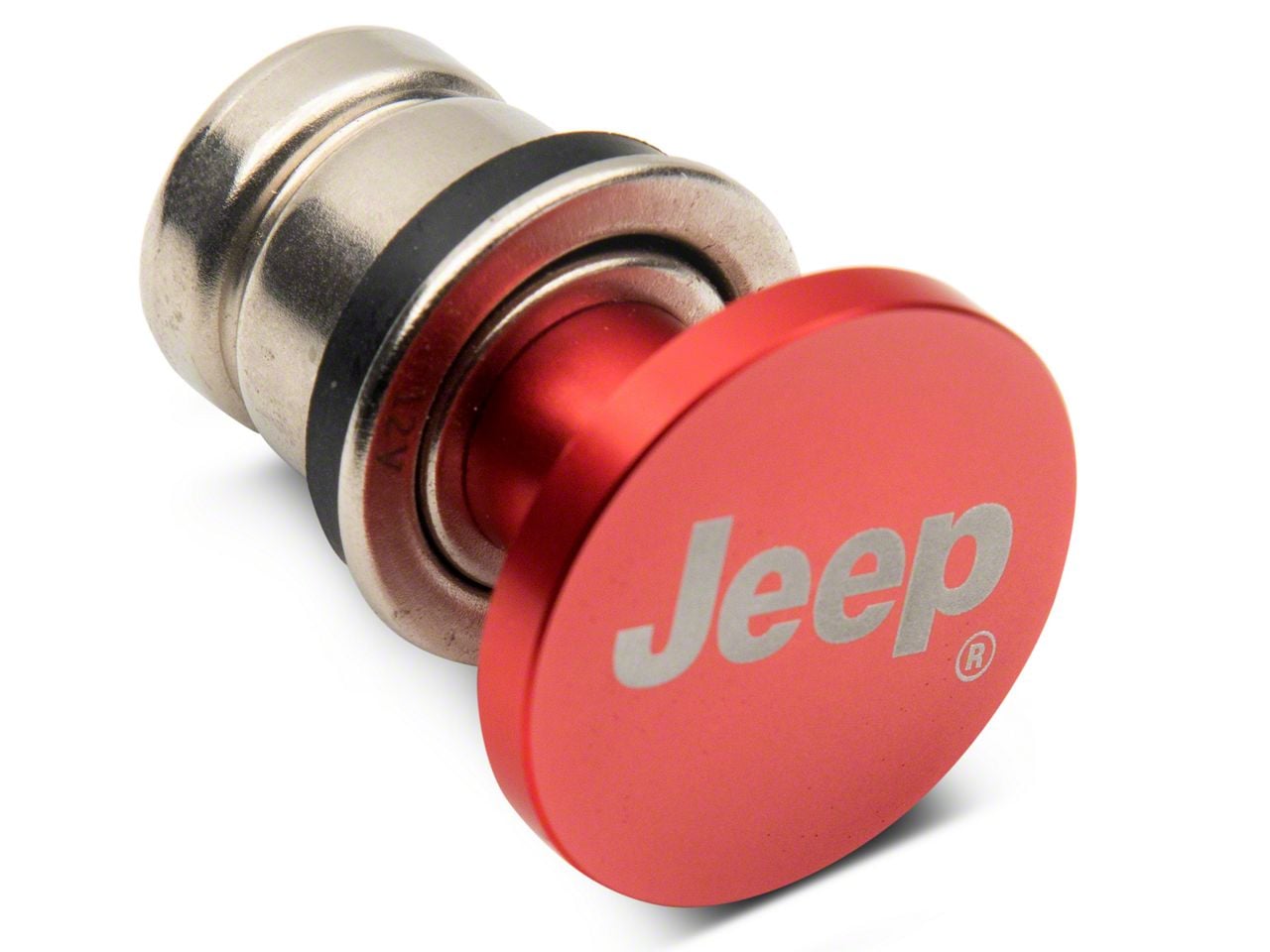 Jeep Licensed by RedRock Lighter Plug with Jeep Logo (87-26 Jeep Wrangler  YJ, TJ, JK & JL)