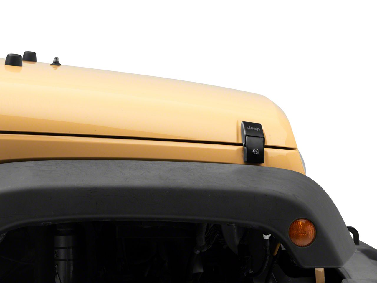 Jeep Licensed by RedRock Jeep Wrangler Hood Lock Kit with