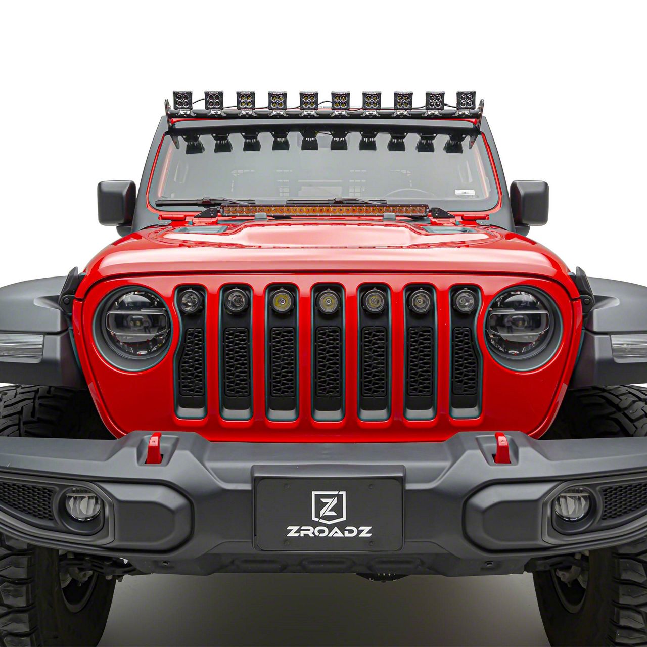 ZRoadz Jeep Gladiator Multi-LED Roof Cross Bar with Ten 3 ZRoadz Jeep Gladiator Multi-LED Roof Cross Bar with Ten 3