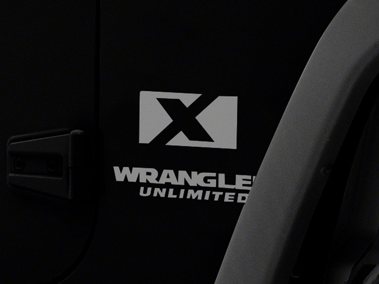 Jeep Licensed by RedRock Jeep Wrangler X Side Logo Decal