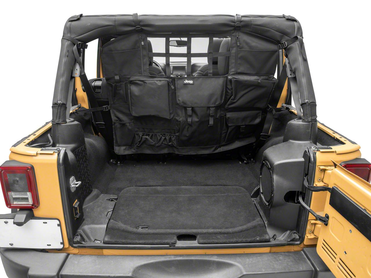 【Jeep】ロゴ トレーナ ユニセックス（3color）R4683 Jeep Licensed by RedRock Jeep Wrangler Cargo Net/Pet Divider