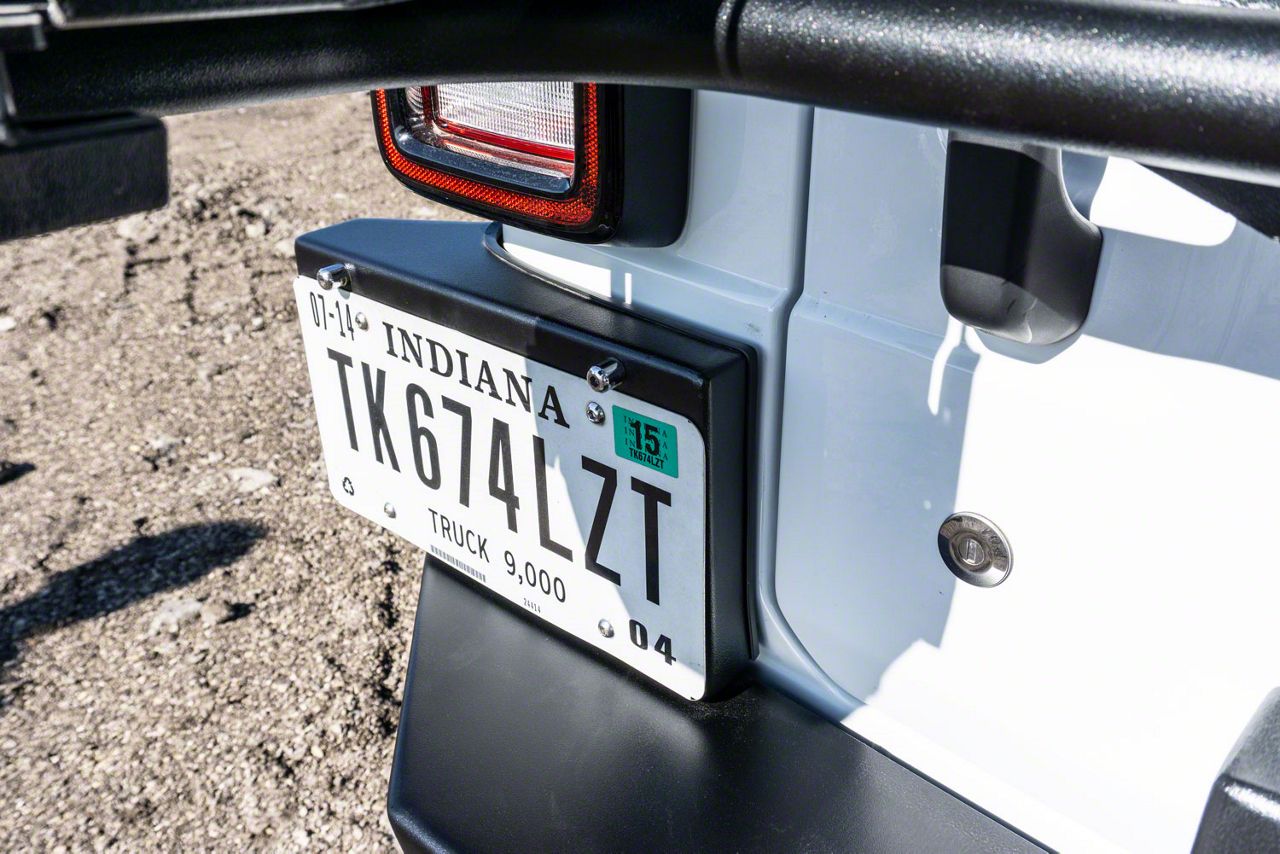 LoD Offroad Jeep Wrangler Destroyer Rear License Plate Relocation