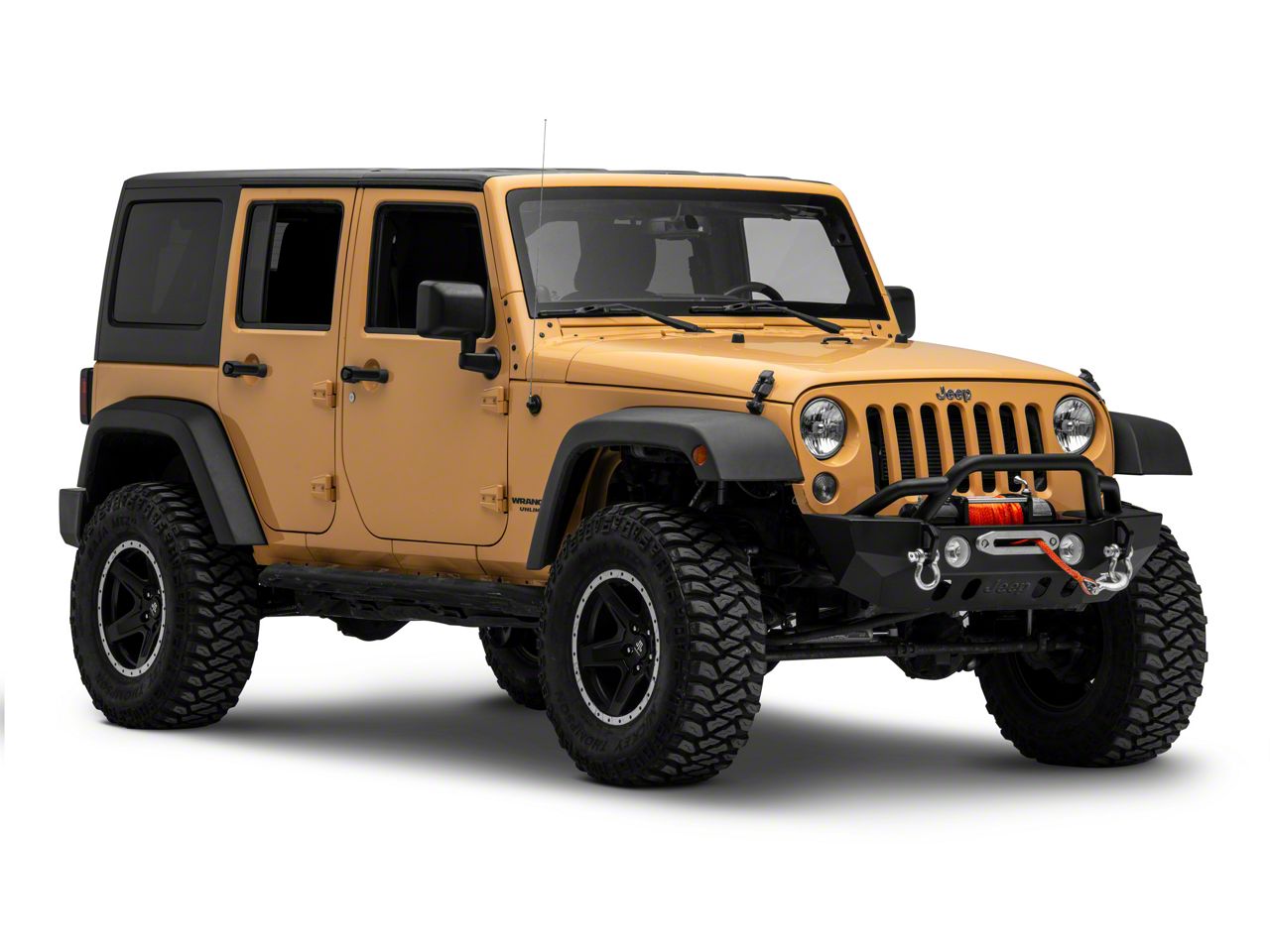 Jeep Licensed by RedRock Jeep Wrangler Crawler Stubby Winch