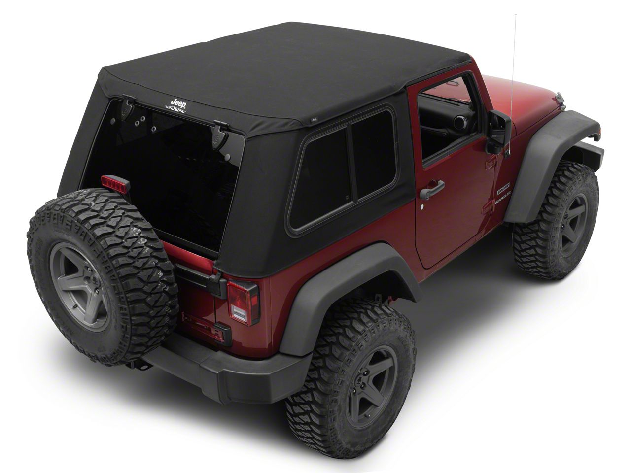 Mopar Jeep Wrangler JEEP Trektop Pro Hybrid Slantback Soft Top