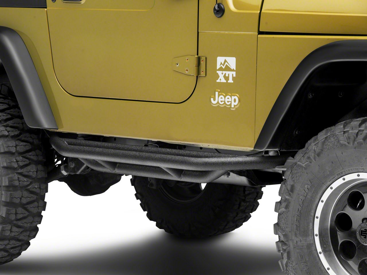 Smittybilt Jeep Wrangler SRC Side Armor - Textured Black 76631 (87