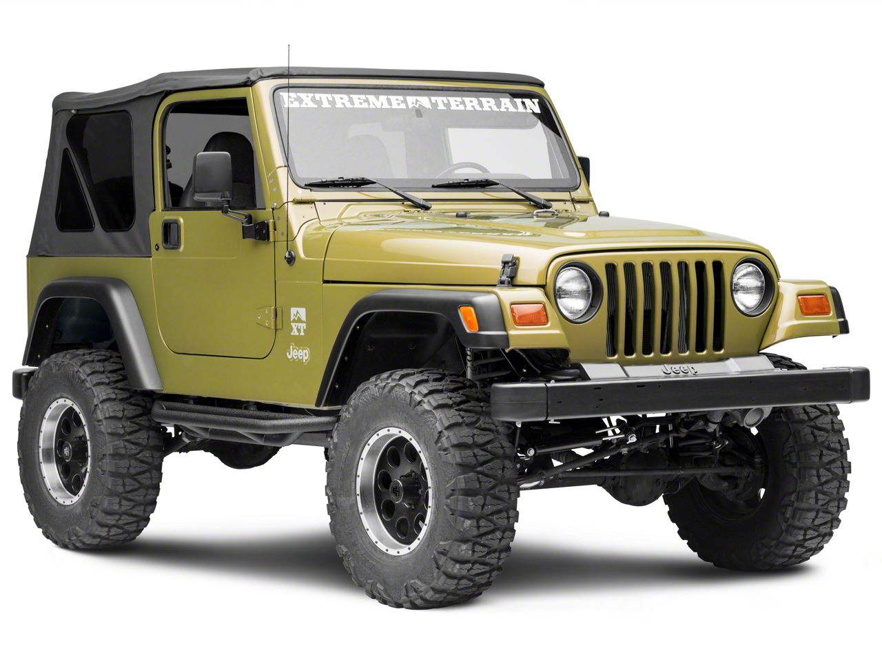 Smittybilt Jeep Wrangler SRC Side Armor - Textured Black 76631 (87