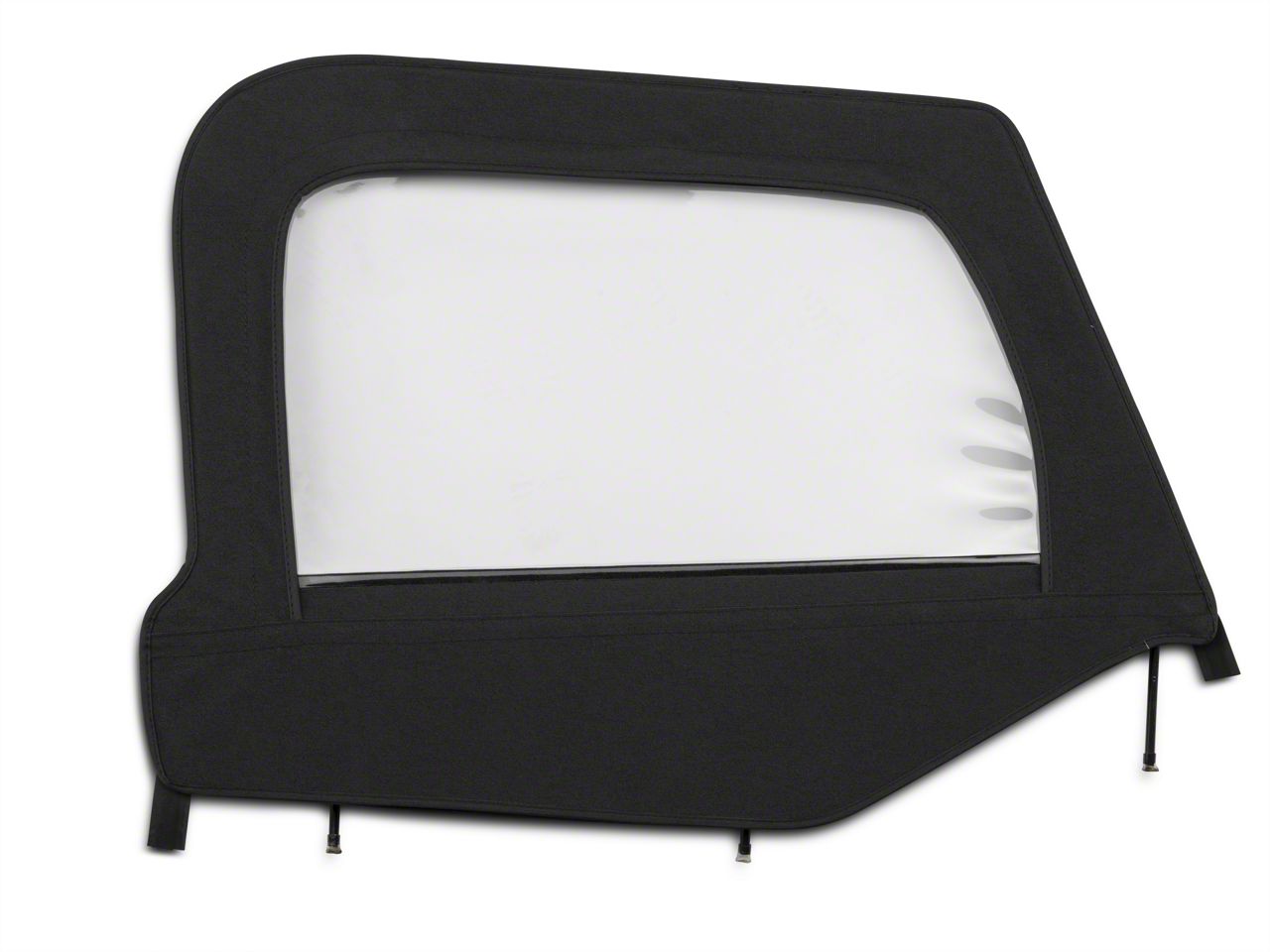 Smittybilt Jeep Wrangler Soft Top Door Skin w/ Frame & Clear
