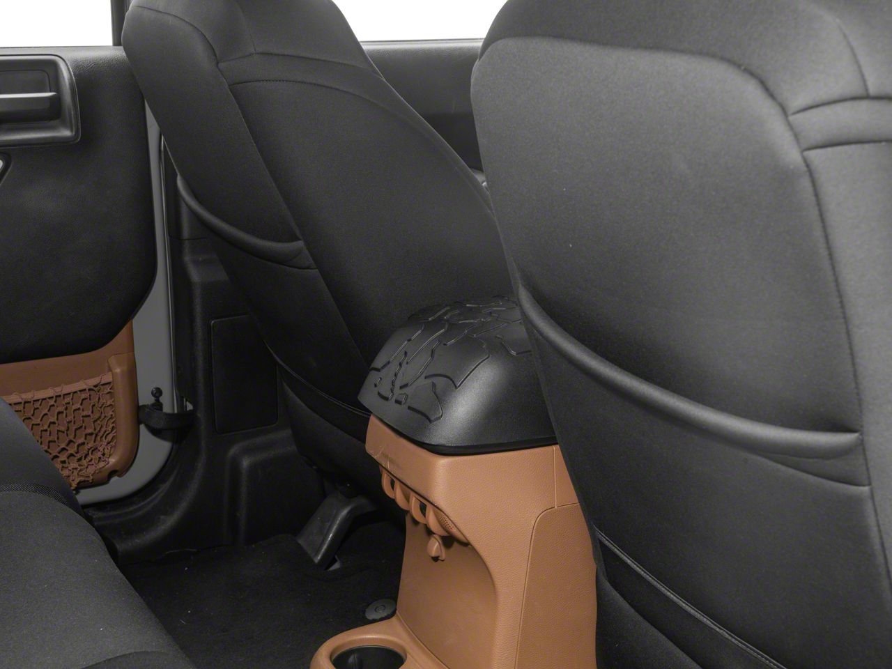 Copribracciolo In Gomma Per Jeep Wrangler JK 2007-2010 | Design Tassellato | Antiscivolo E Resistente | Accessorio Interno