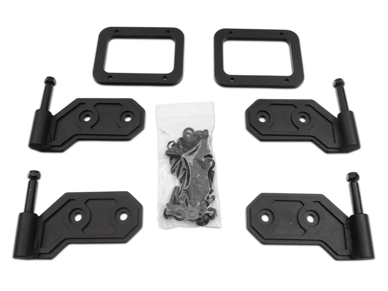 DV8 Offroad Jeep Wrangler Spec Series Half Doors; Front HDJL-02F