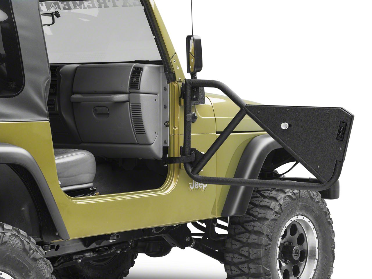Smittybilt Jeep Wrangler SRC Tubular Doors - Front - Black