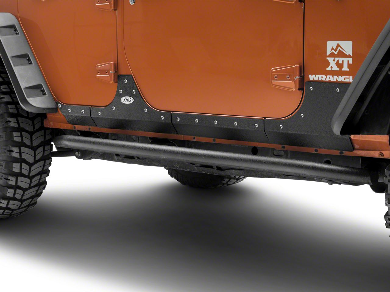 Smittybilt Jeep Wrangler XRC Body Cladding; Black Textured