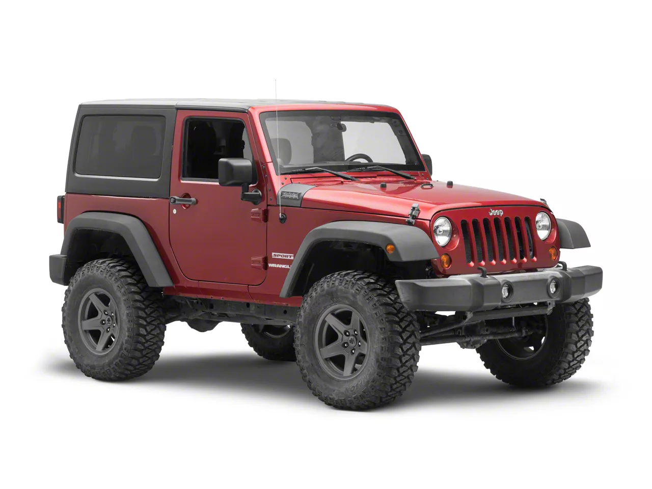 VSL Jeep Wrangler Vehicle Side Lights; Unpainted VSLJP0176 (07-18