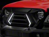 RedRock Goliath Grille with LED DRL and Turn Signals (18-26 Jeep Wrangler JL w/o TrailCam)