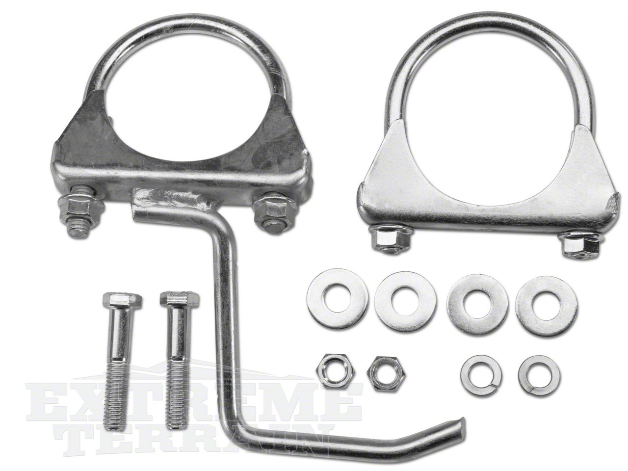 MBRP Jeep Wrangler Installer Series Off Road Exhaust w/ Turn Down