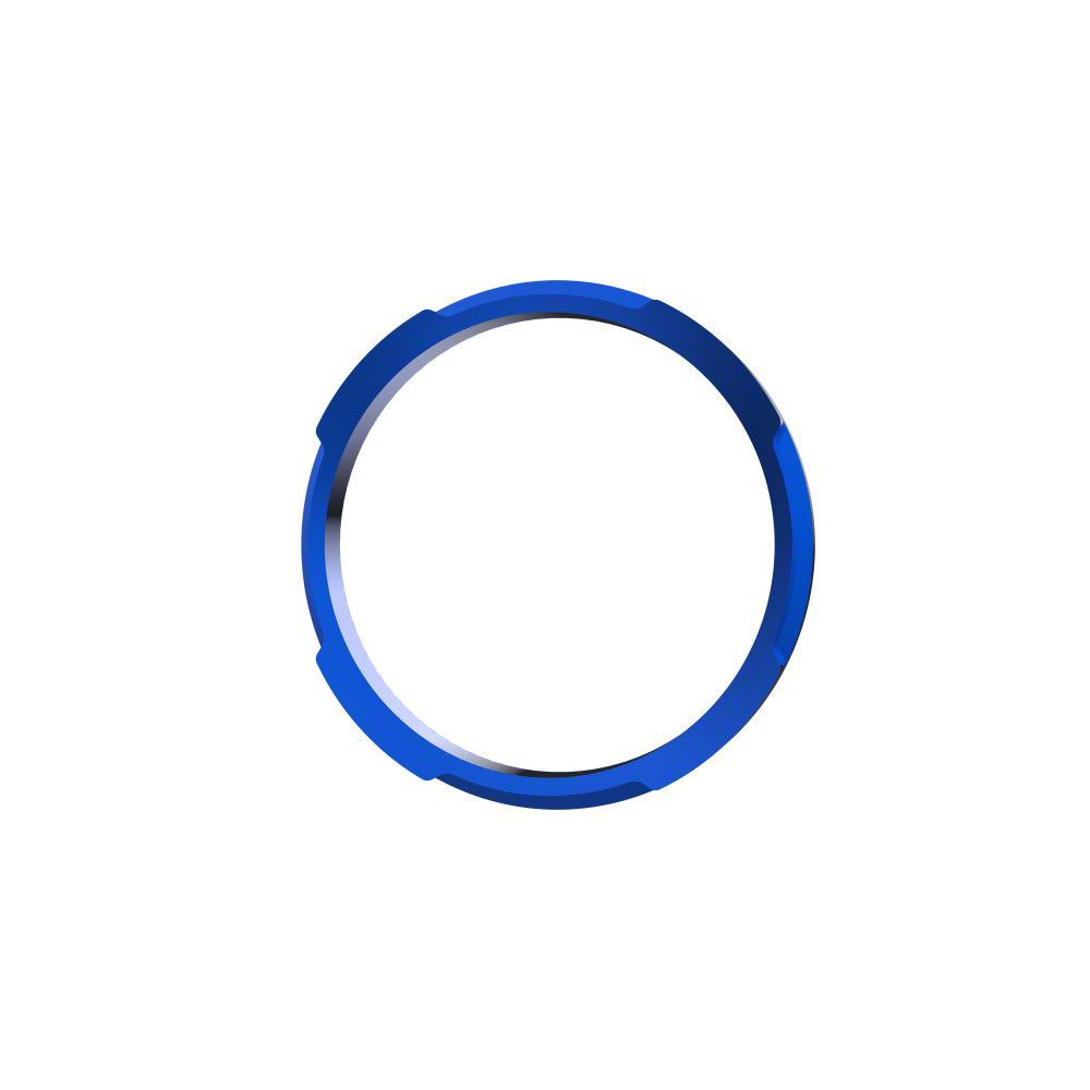 KC HiLiTES Jeep Cherokee FLEX ERA 1 Single Bezel Ring; Blue