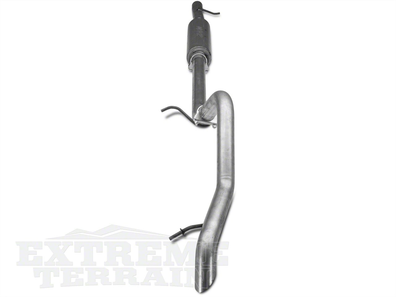 MBRP Jeep Wrangler Installer Series Cat-Back Exhaust w/ Muffler
