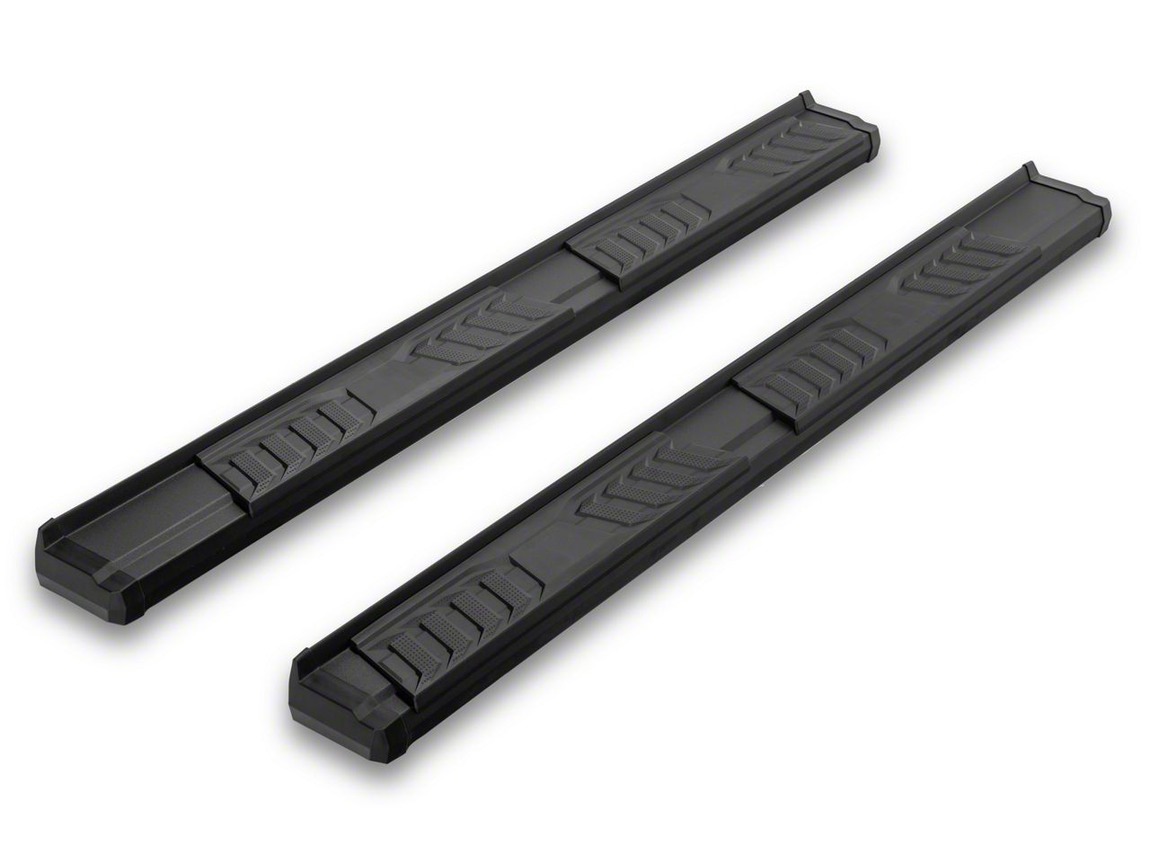 Barricade S6 Running Boards; Fine Textured Black (18-24 Jeep Wrangler JL  4-Door)
