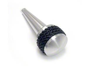 DV8 Offroad Jeep Wrangler A/T Shift Knob; Brushed D-JP-181113-BL