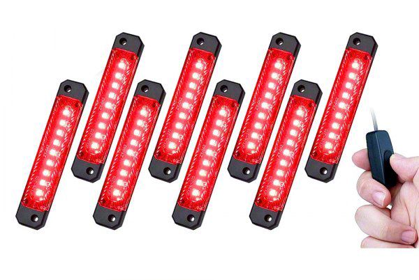 ECHO 3形態✖️5セット　ラキドロ3種✖️5セット 6Pcs Amber Red LED Side Marker Light Kits for 81-87 Chevy