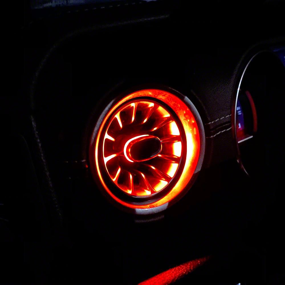 American Modified Turbo Air A/C Vent with Ambient Light (11-18 Jeep  Wrangler JK)