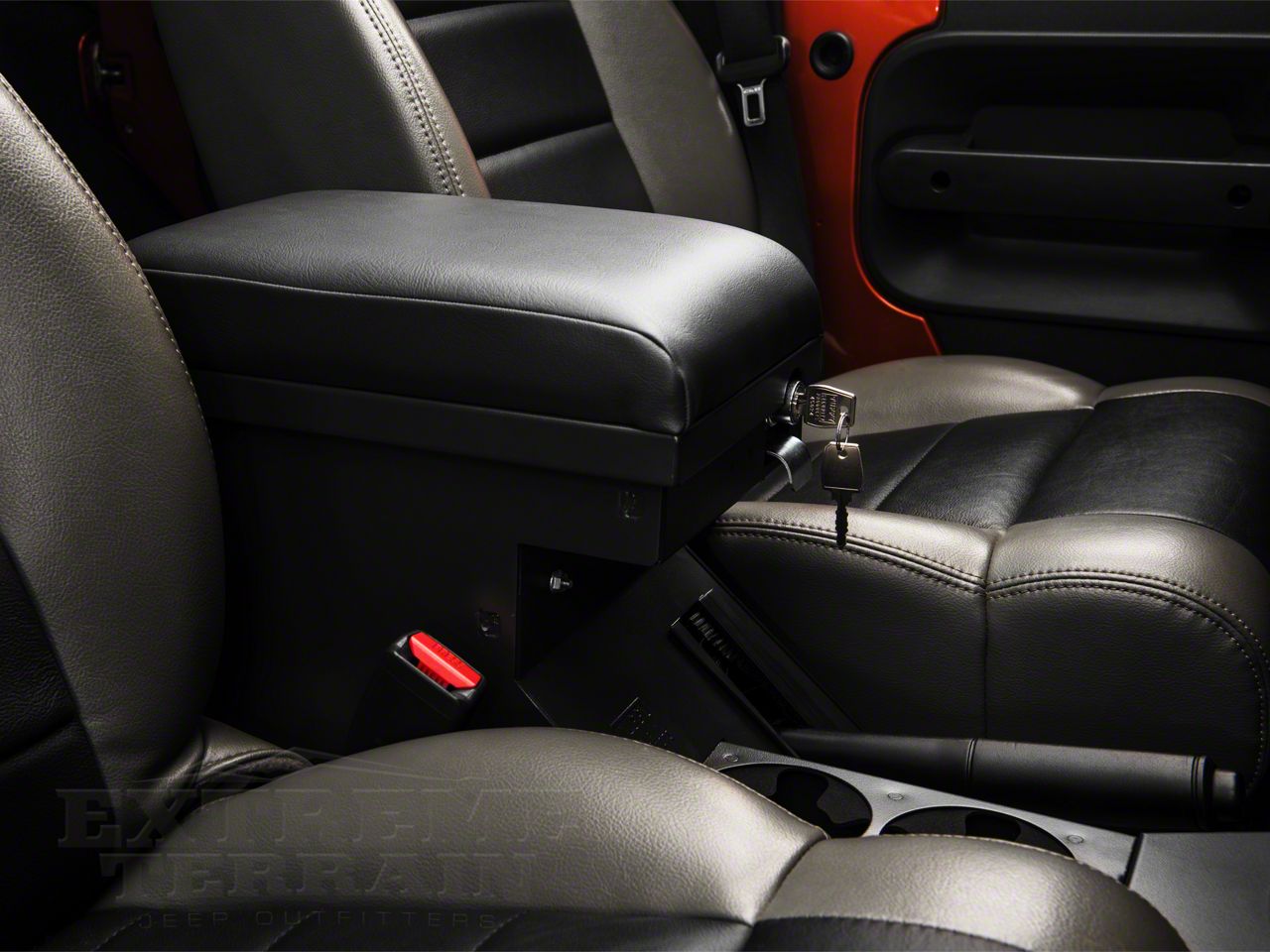 Tuffy Security Products Jeep Wrangler Security Full Console; Dark  