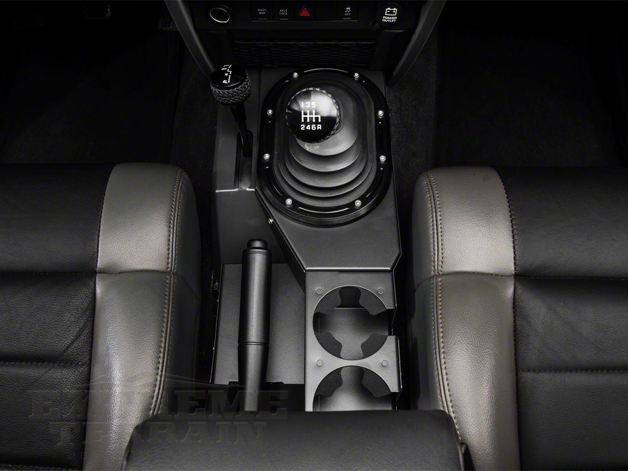 Tuffy Security Products Jeep Wrangler Security Full Console; Dark  