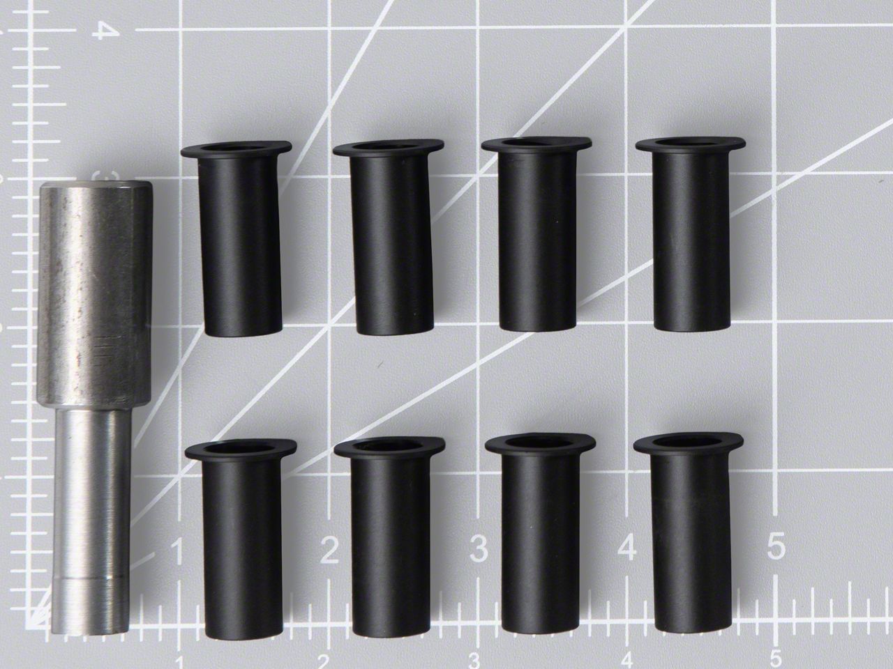 Kentrol Door Hinge Bushing Pin Liners – Delrin – For Jeep Wrangler JKU 2007-2018 4-Door