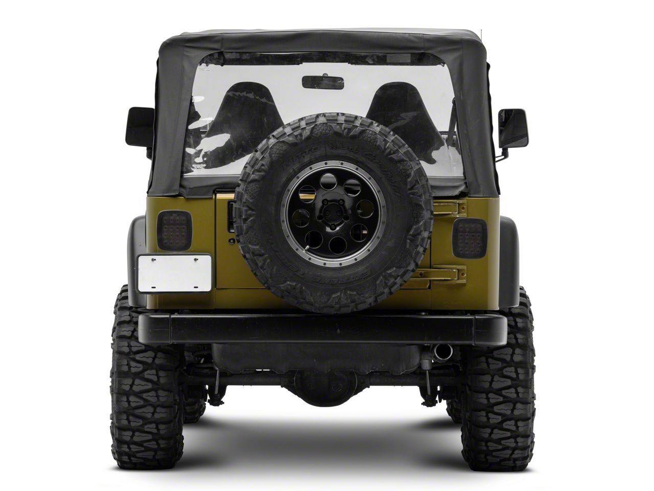Jeep Wrangler LED Tail Lights; Black Housing; Smoked Lens Jeep Wrangler LED Tail Lights; Black Housing; Smoked Lens