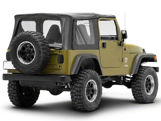 Jeep Wrangler LED Tail Lights; Black Housing; Smoked Lens Jeep Wrangler LED Tail Lights; Black Housing; Smoked Lens