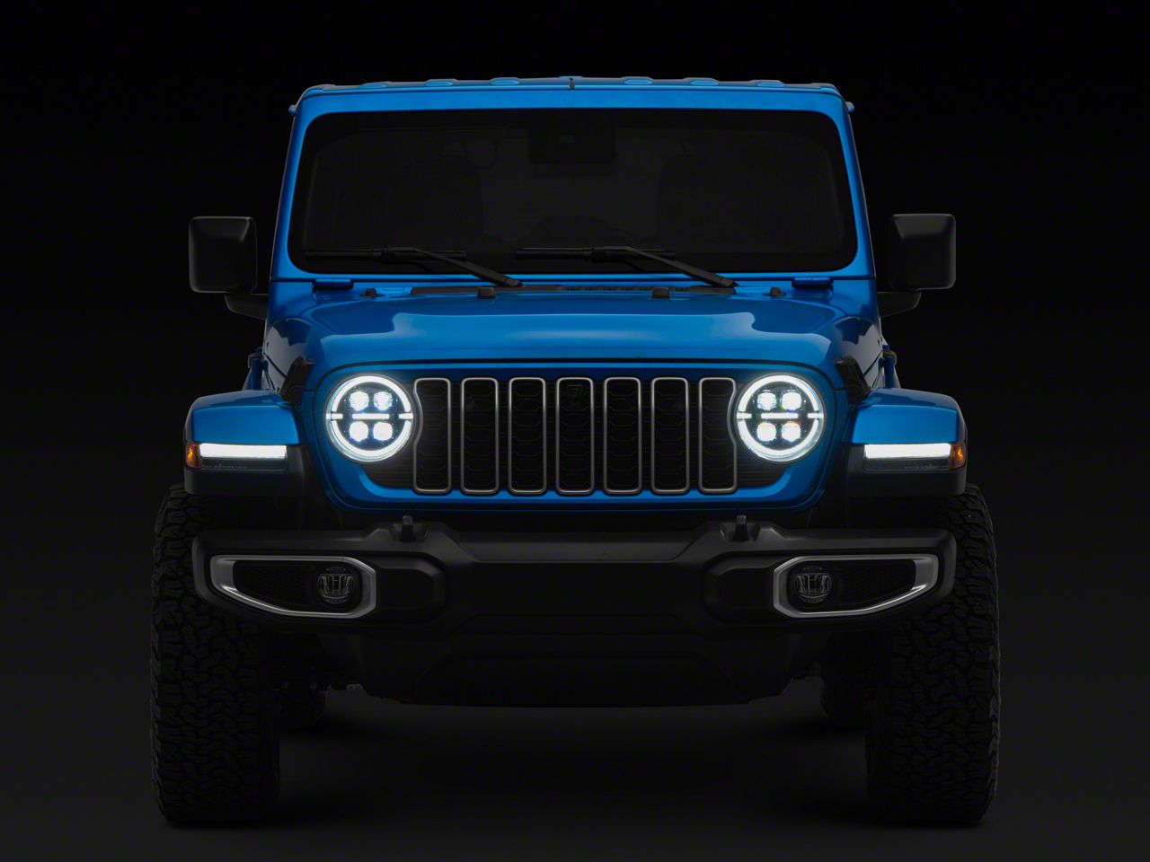 AlphaRex Jeep Wrangler NOVA-Series LED Projector Headlights; Alpha