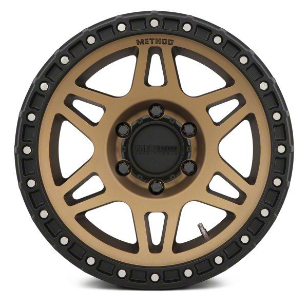 Method Race Wheels Jeep Wrangler MR312 Bronze with Matte Black Lip