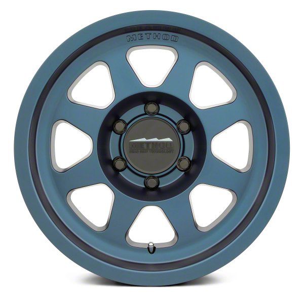 Method Race Wheels Jeep Wrangler MR701 Bead Grip Bahia Blue Wheel