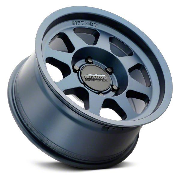 Method Race Wheels Jeep Wrangler MR701 Bead Grip Bahia Blue Wheel