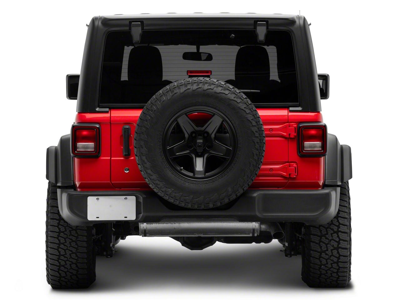 RedRock Jeep Wrangler Fender Flare Extensions for Low Fenders Only