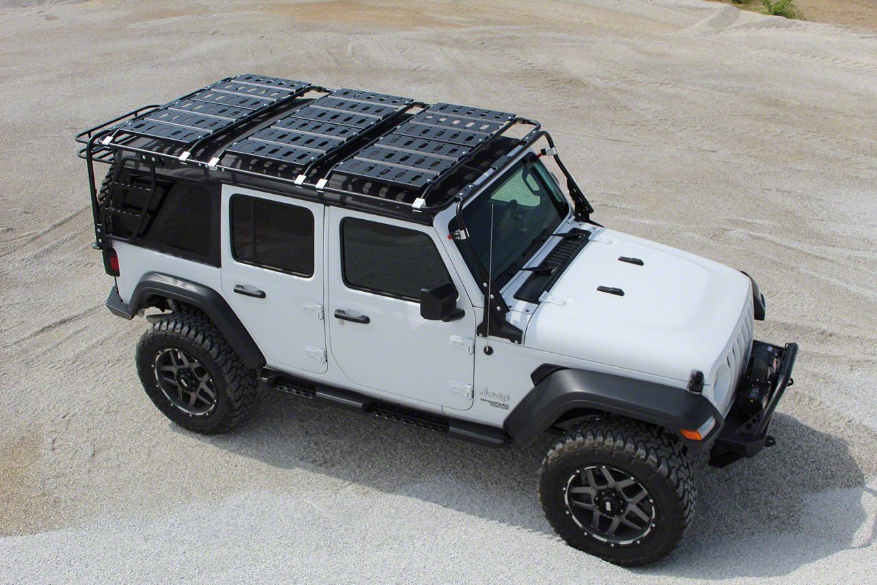 LoD Offroad Jeep Wrangler Destroyer Roof Rack Aluminum Floor Kit