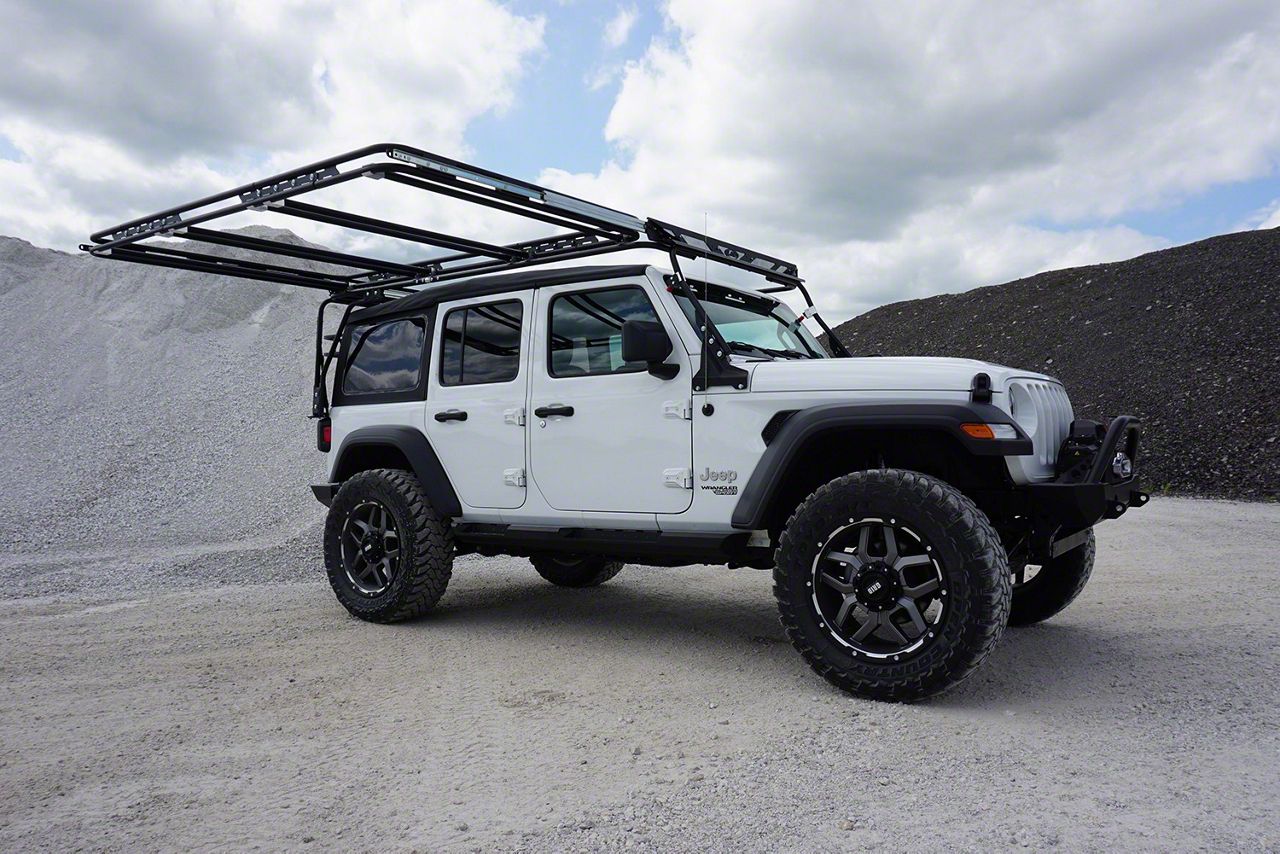 Wrangler 4xe Gobi Jku Roof Rack Exposed Racks Hardtop Roof Rack