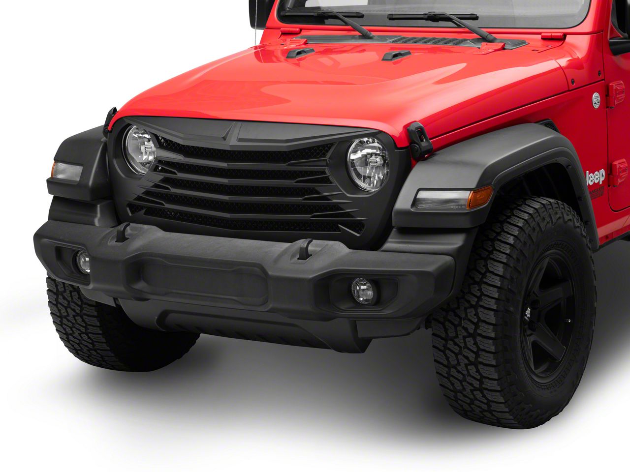 RedRock Jeep Wrangler Tomahawk Grille with LED Lighting J184714