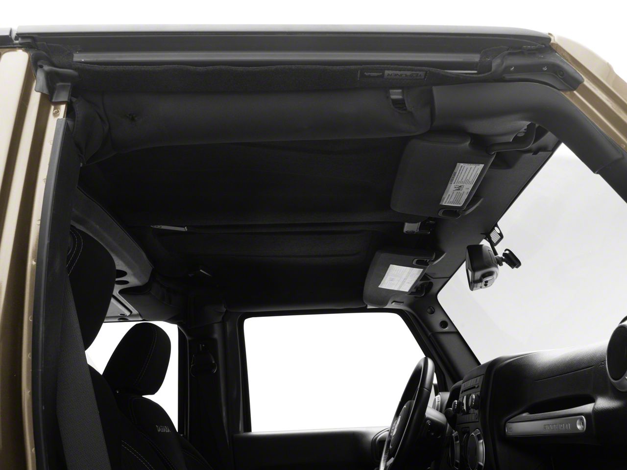 Coverking Jeep Wrangler Hard Top TopLiner; Black HFYCT10 (11-18