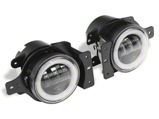 9 LED Headlight & 4'' Fog Light Combo For Jeep Wrangler JL/JLU (2018-2024) – Black Housing