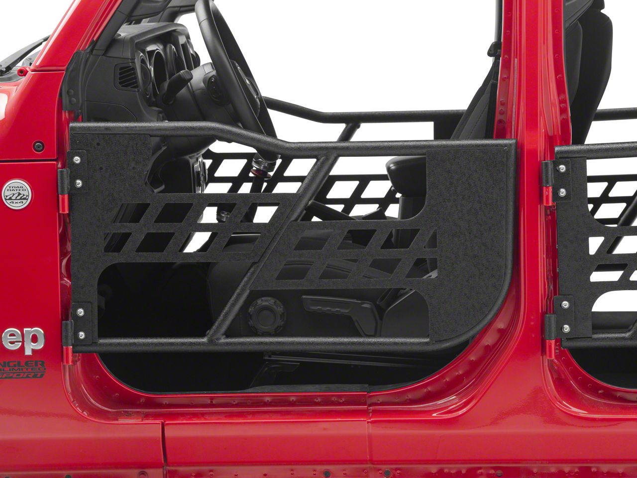 Jeep Wrangler Beast Series Tube Doors; Front and Rear (18-25 Jeep Wrangler Beast Series Tube Doors; Front and Rear (18-25
