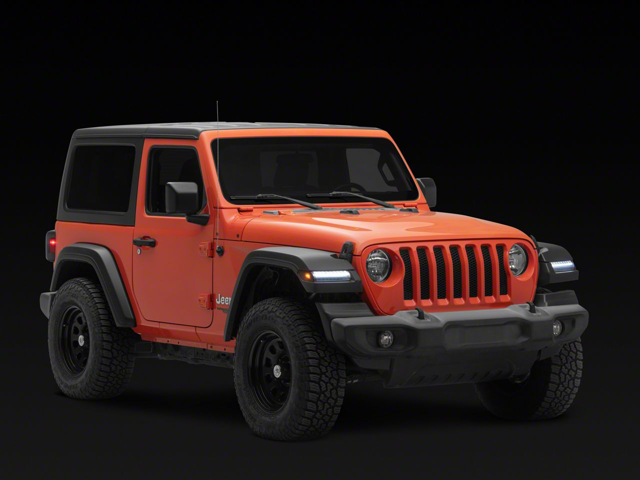 Morimoto Jeep Wrangler XB LED Fender Lights; Smoked LF513.2 (18-26