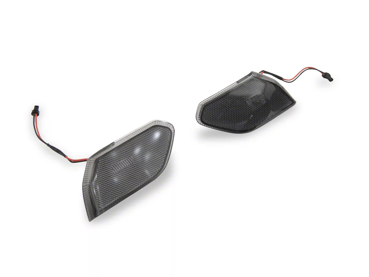 Morimoto Jeep Wrangler XB LED Fender Lights; Smoked LF513.2 (18-26