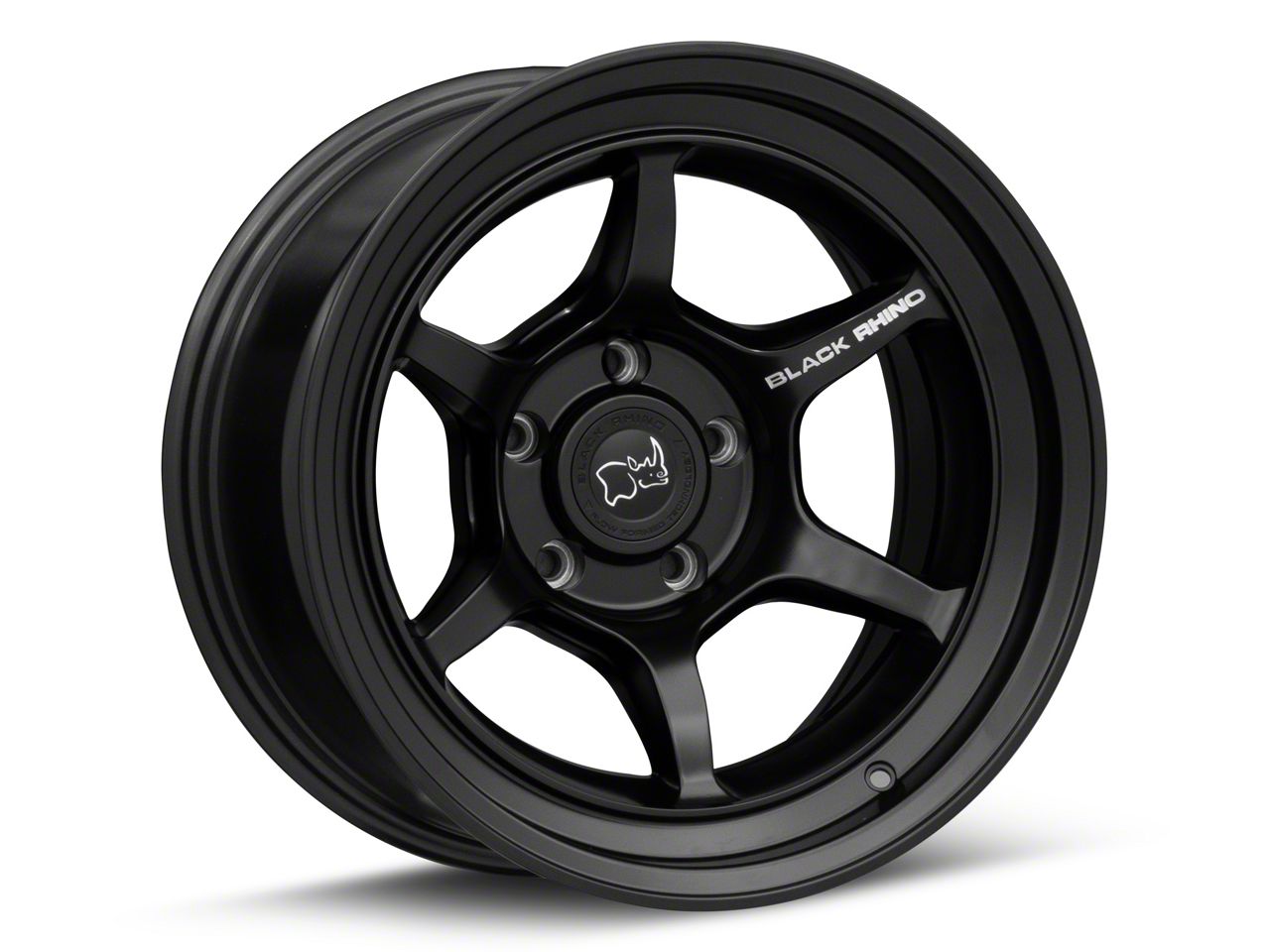 Black Rhino Jeep Wrangler Shogun Matte Black Wheel; 17x8.5