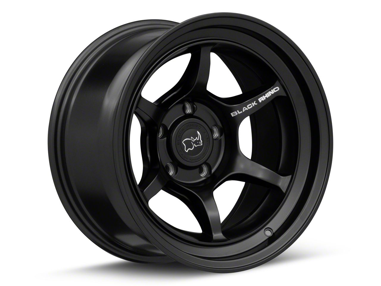 Black Rhino Jeep Wrangler Shogun Matte Black Wheel; 17x9; -38mm