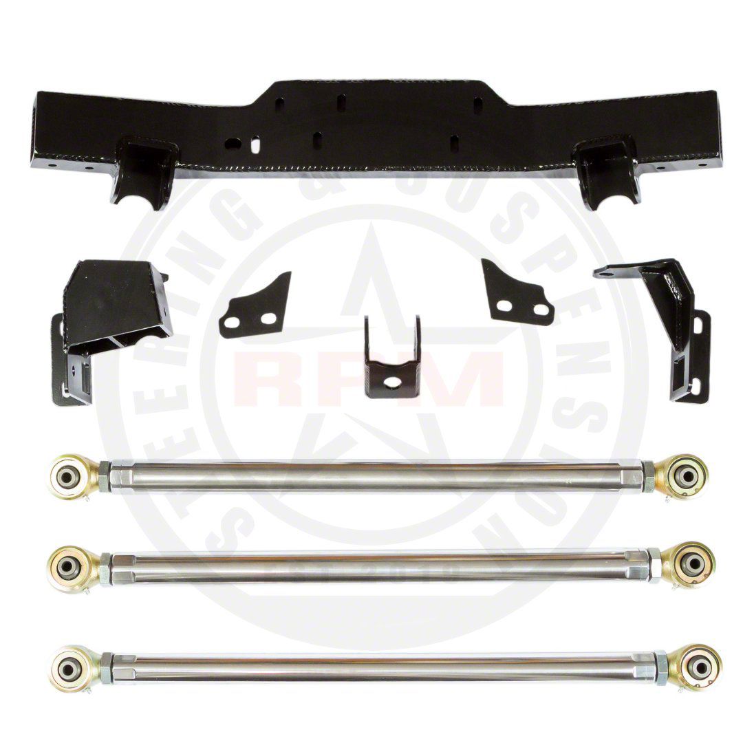 RPM Steering Jeep Wrangler Bolt-In 3-Link Front and Double