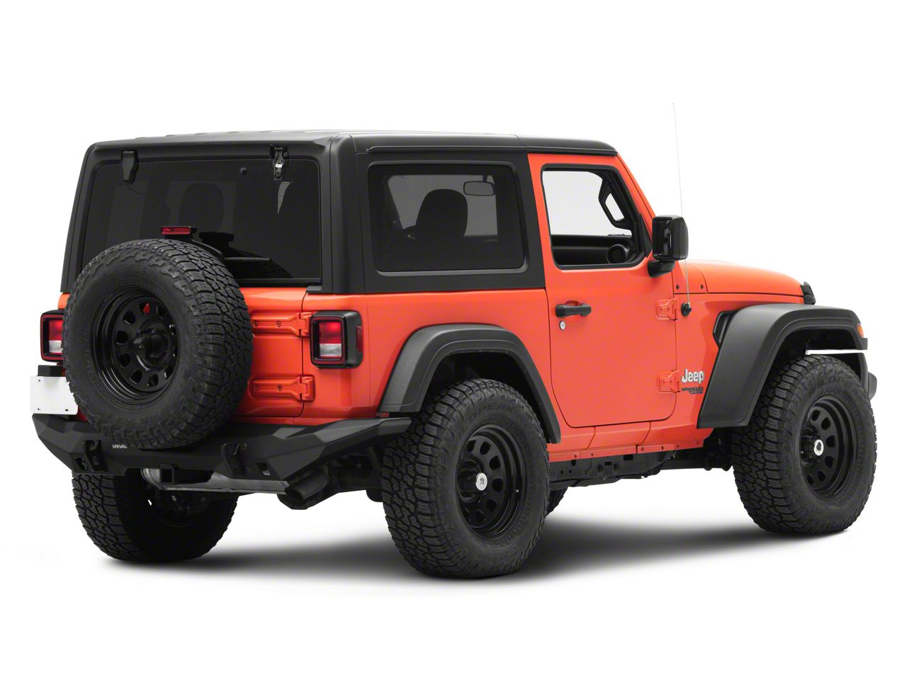 RIVAL 4x4 Jeep Wrangler Full-Width Aluminum Rear Bumper 2D