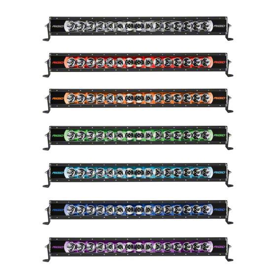 Rigid Industries Jeep Wrangler 50-Inch Radiance Plus LED Light Bar