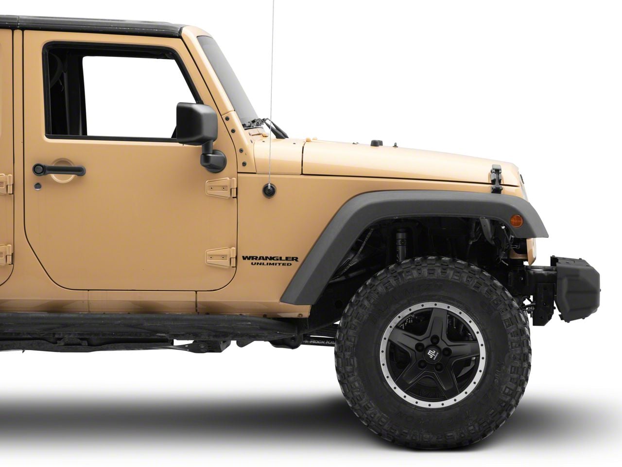 RIVAL 4x4 Jeep Wrangler Stamped Steel Modular Stubby Front Bumper